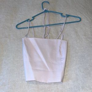 Zara lilac crop top